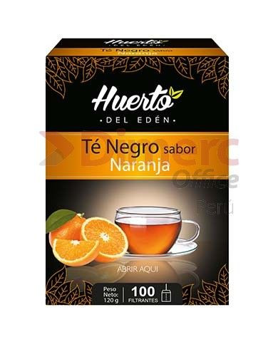 Té negro naranja caja x 100 und Huerto del eden