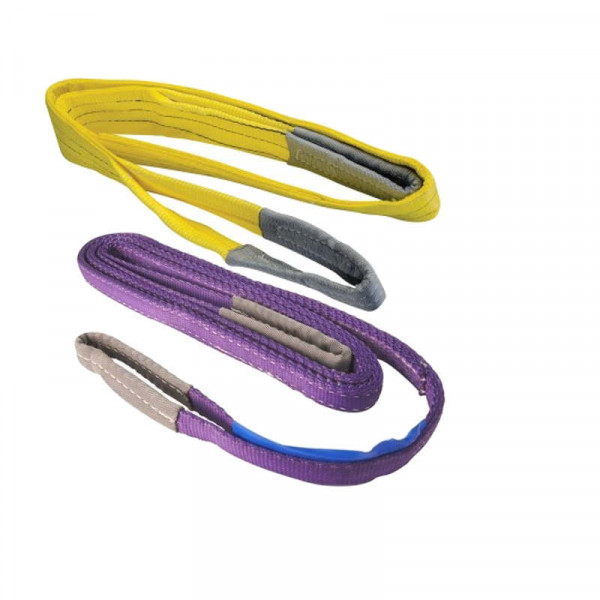 Eslinga de poliester de ojo plano 4 x 3 mts x 5.6 tns x 2 capas Rhino Sling