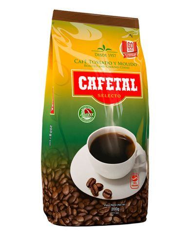 CAFE SELECTO P/PASAR 200 GR CAFETAL