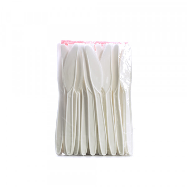 Cuchillo blanco N 8 descartable x 50 unidades