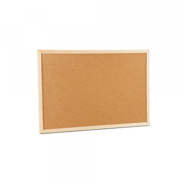 Pizarra corcho 90cm x 120cm marco madera Dimerc