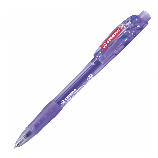 Lapicero violeta marathon f retractil 0.38 mm Stabilo