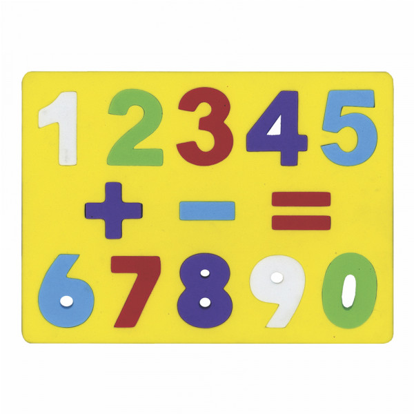 Juego educativo goma eva encaje numeros Arti Creativo