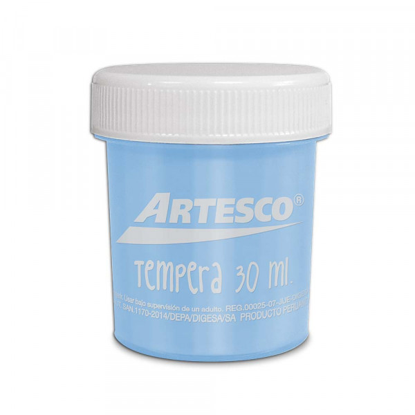 TEMPERA 30 ML CELESTE ARTESCO