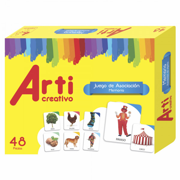 JUEGO MEMORIA DE ASOCIACION ARTI CREATIV