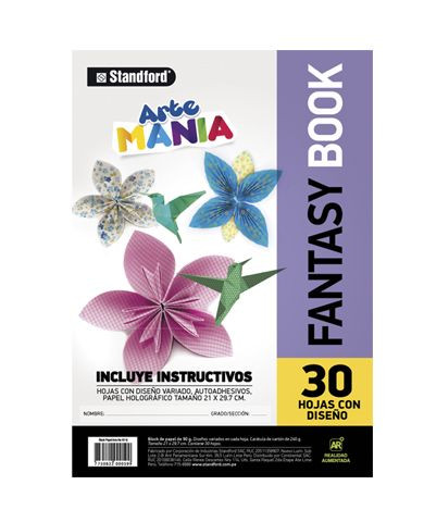 Block fantasy 21x29,7 cm 30 hojas Standford