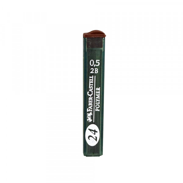 Minas 0.5mm 2b estuche x24 unidades Faber Castell