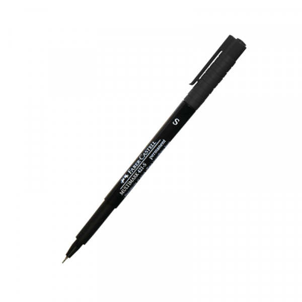 Plumon permanente 421-s negro Faber Castell