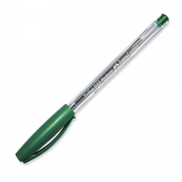 BOLIGRAFO VERDE 032 TRILUX FABER