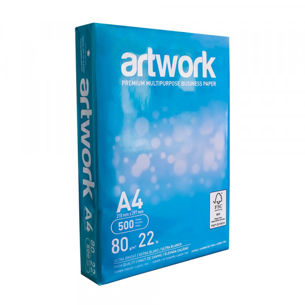 PAPEL FOTOCOPIA A4 80GR 500H ARTWORK