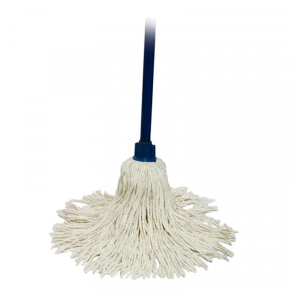 Trapeador (mopa) algodón 200 gm con palo Virutex